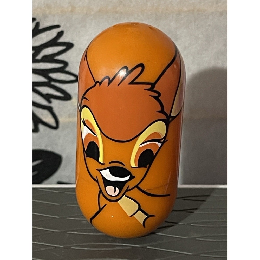 Disney Kellogg's Bean Weeble Wobblers Bambi #5 Roughly 3" Figure Toy 2005 2006